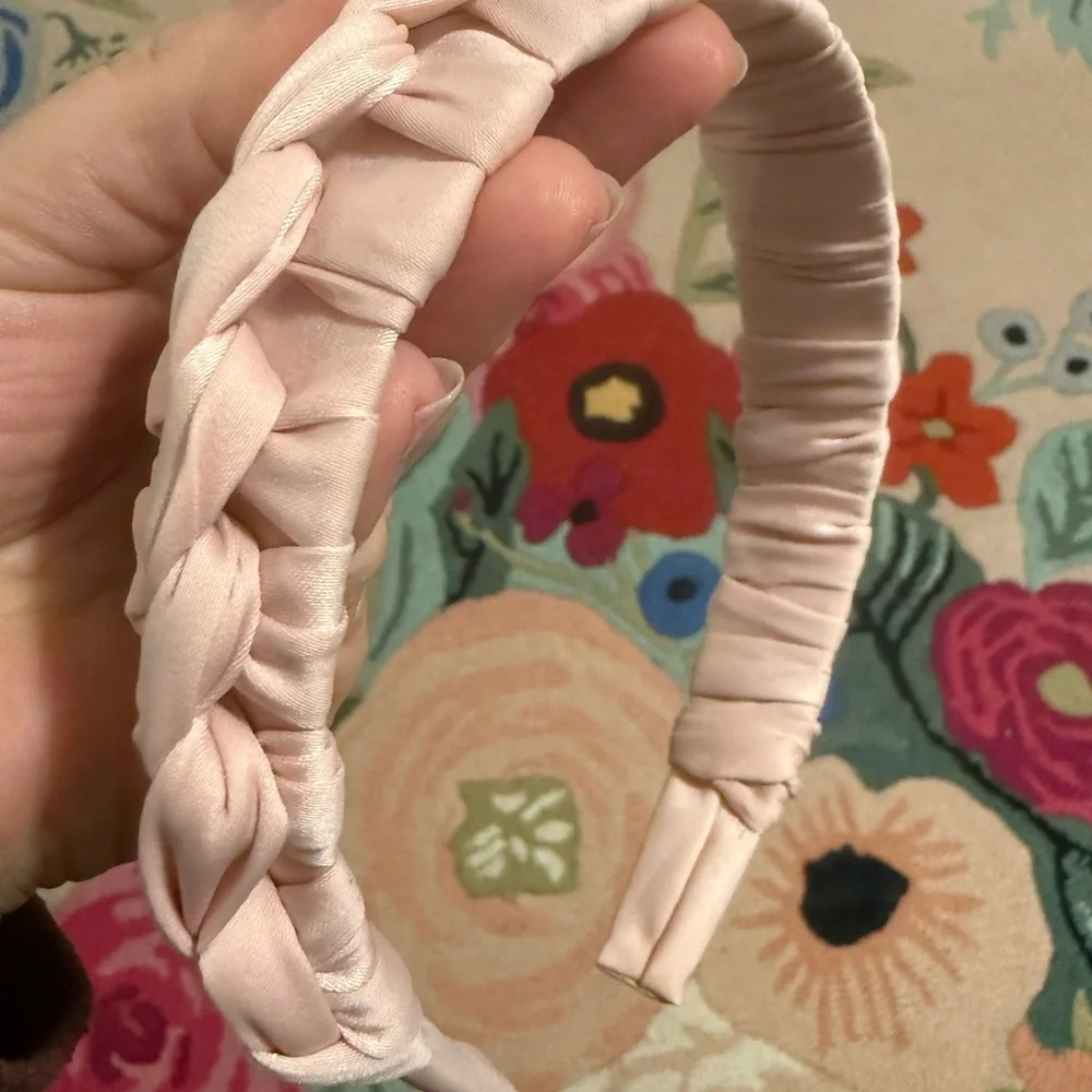 Braided‎ Pink Headband